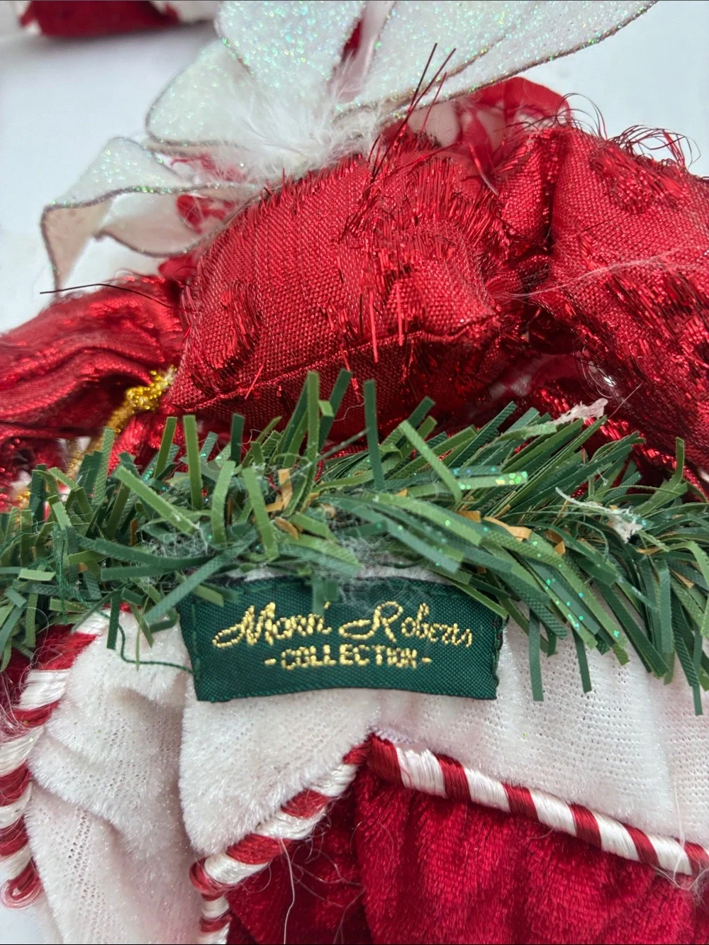 Mark Roberts Red and White Santa Hanging Ornament